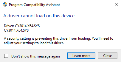 Fix: 'A Driver Cannot Load On This Device' On Windows 11