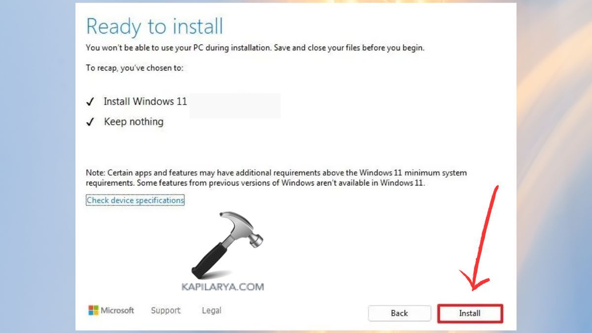 install windows 11