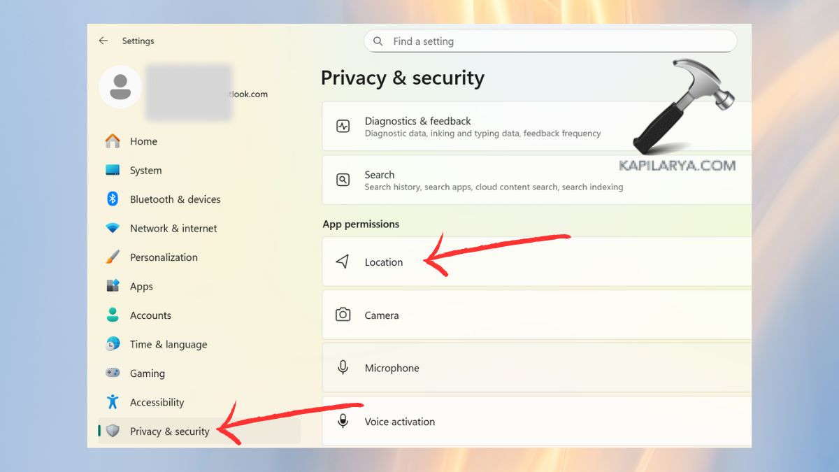 location in privacy and security