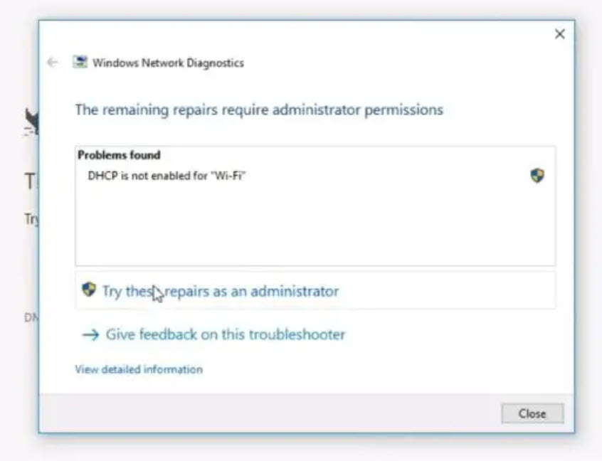 Fix: DHCP is not enabled for Wi-Fi in Windows 11