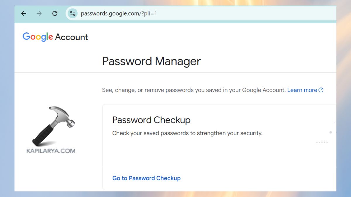 Recover data from stolen Android phone password manager