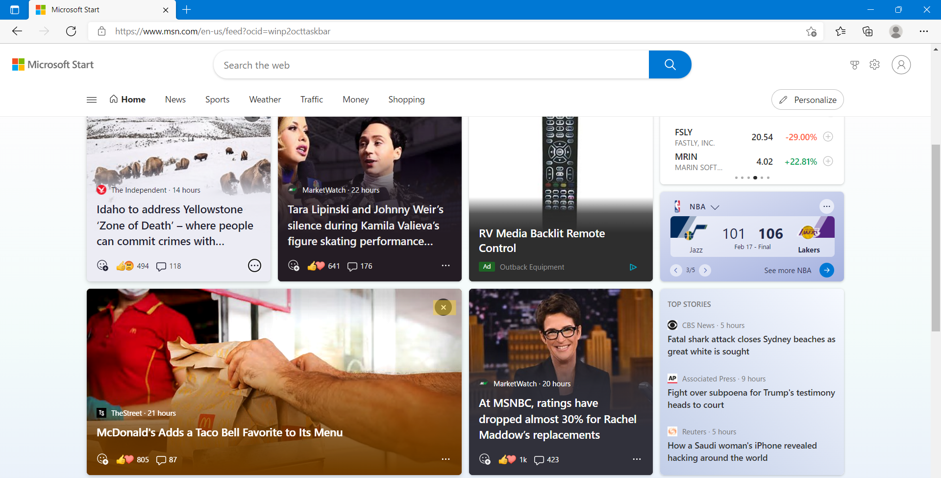 Personalize your interests for widgets in Windows 11