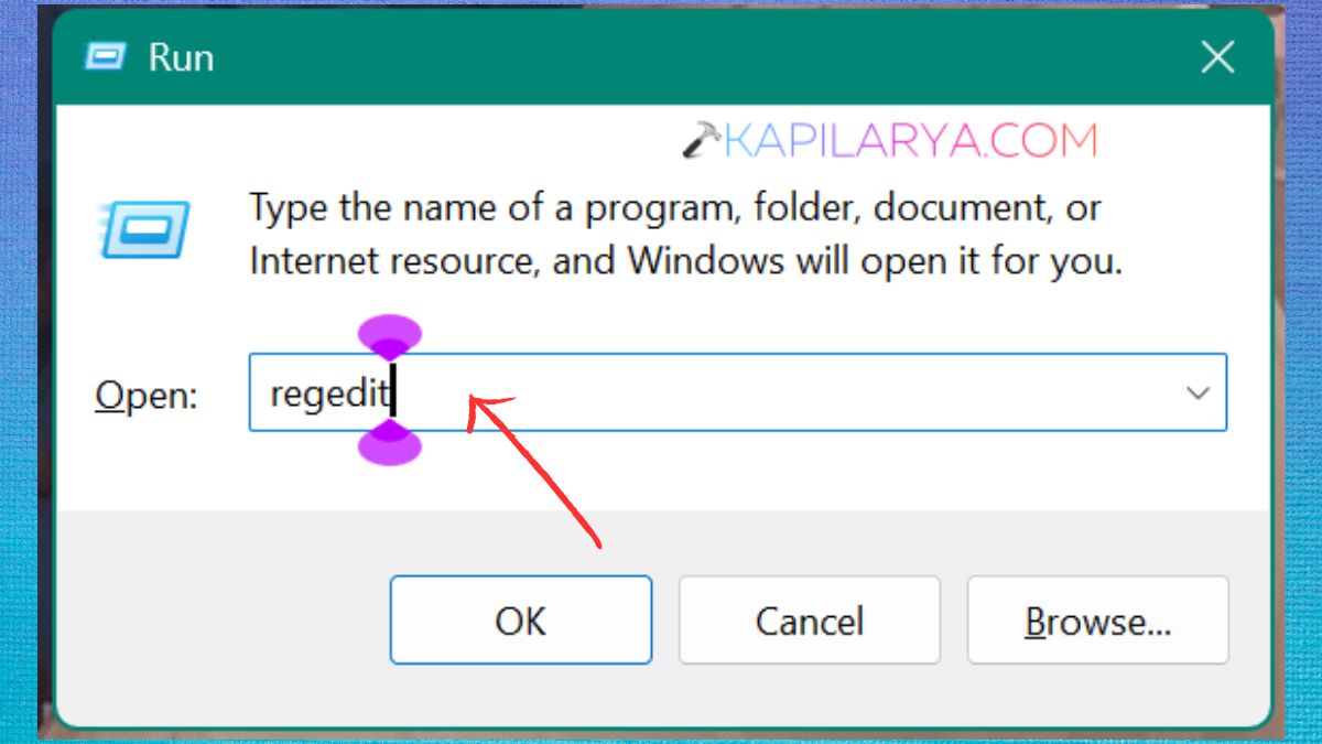 regedit