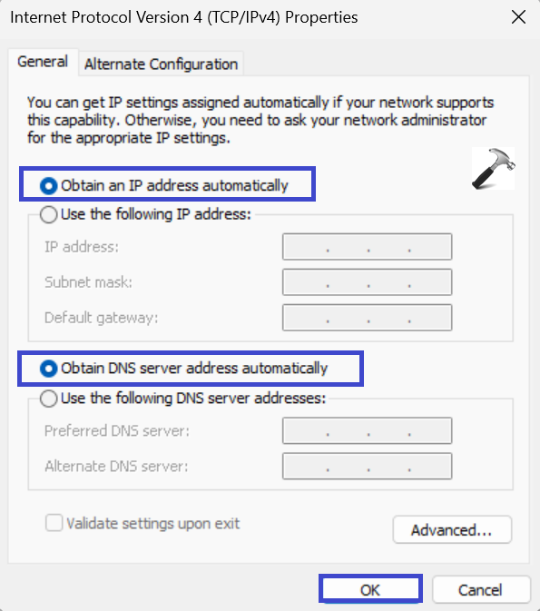 Fix: DHCP is not enabled for Wi-Fi in Windows 11