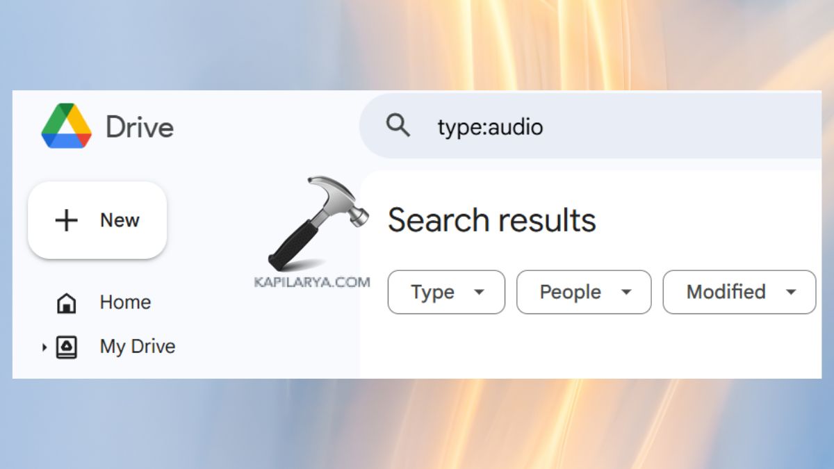 Recover data from stolen Android phone search audio files in drive
