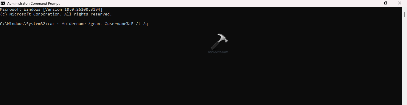 Running command for specific user ownership