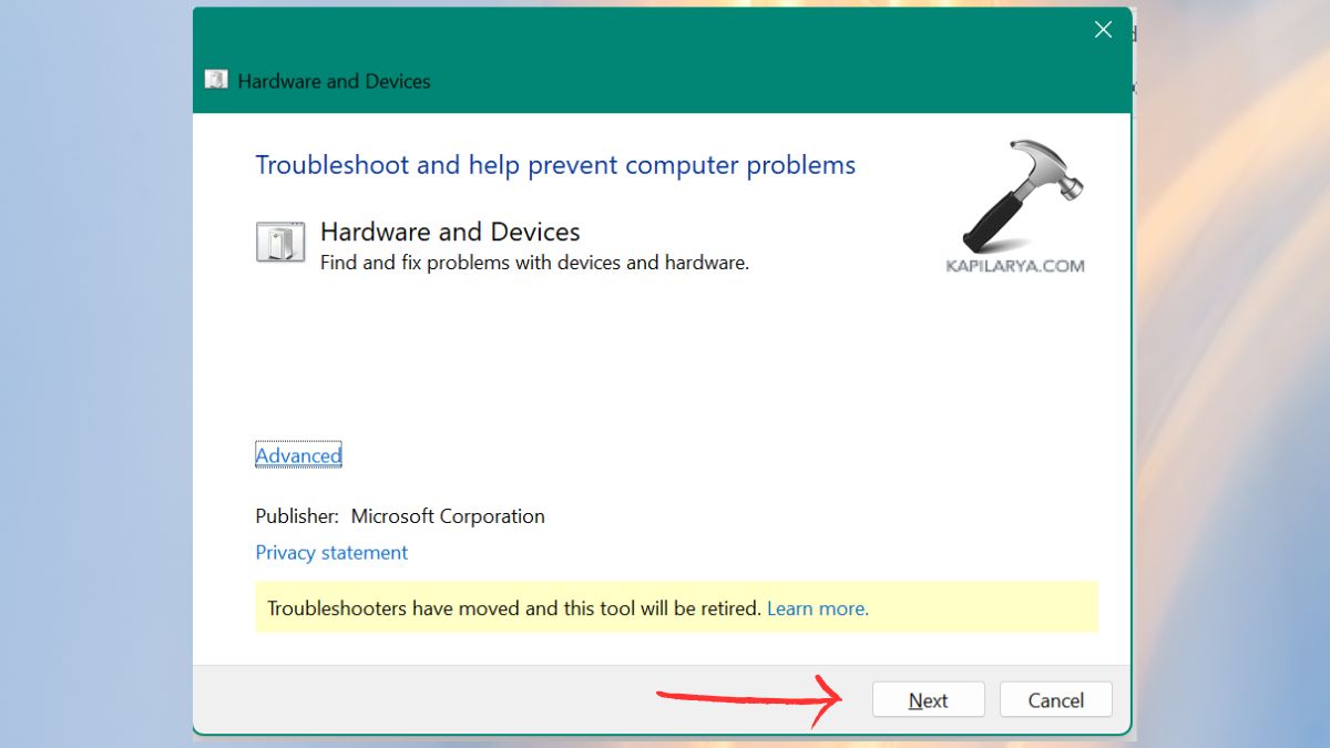 troubleshoot hardware and devices