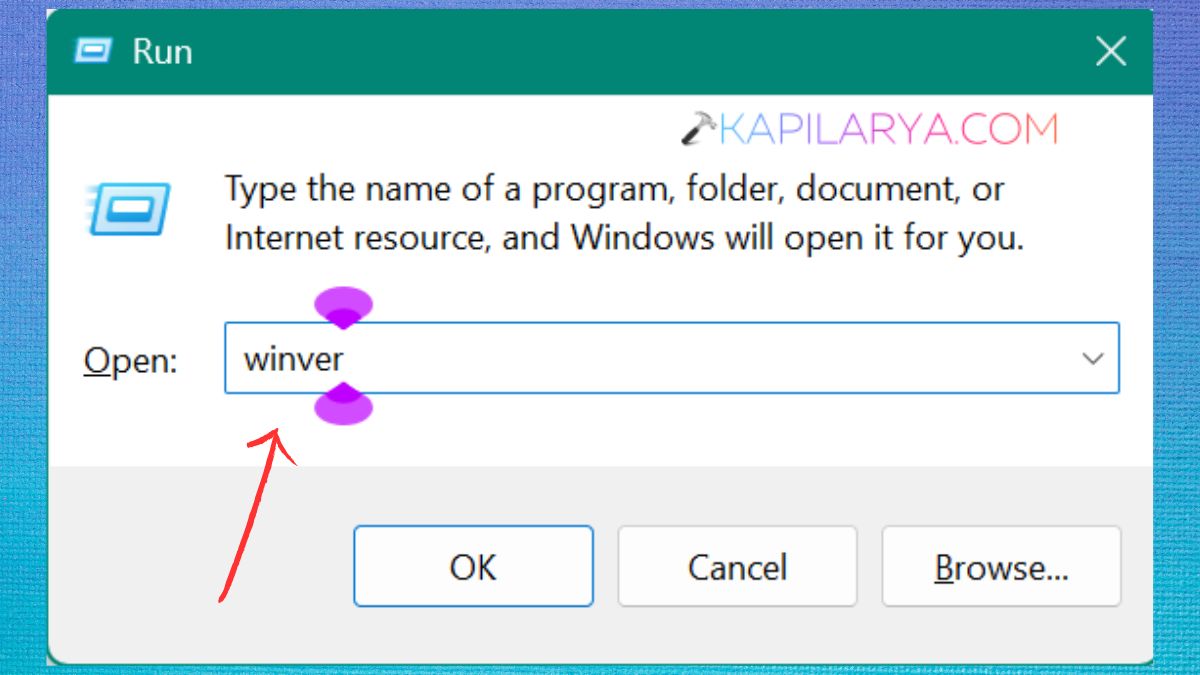 winver command